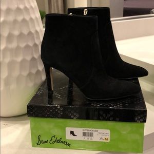 Black Suede Ankle Boots